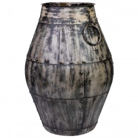 Vaso Alexandra House Living Grigio Legno di mango 40 x 65 x 40 cm