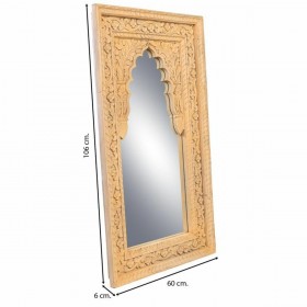 Specchio da parete Alexandra House Living Legno di mango 6 x 106 x 60 cm
