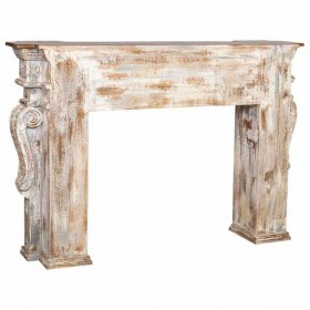 Ingresso Alexandra House Living Bianco Grigio Legno di mango 33 x 98 x 149 cm