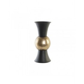 Vaso DKD Home Decor Nero Metallo Rame Vintage 14 x 14 x 32 cm