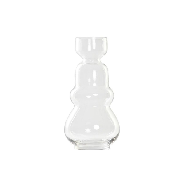 Vaso DKD Home Decor Cristallo Trasparente Moderno (14 x 14 x 30 cm)