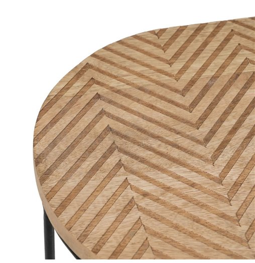 Decorazione da Parete Alexandra House Living Grigio Legno di mango 6 x 106 x 76 cm