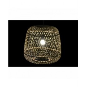 Lampadario DKD Home Decor Marrone Chiaro Rattan (44 x 44 x 41 cm)