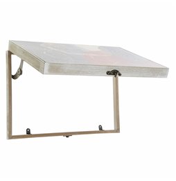 Scatola-Portagioie Alexandra House Living Bianco Grigio Legno di mango 5 x 17 x 17 cm