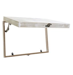 Scatola-Portagioie Alexandra House Living Bianco Grigio Legno di mango 5 x 17 x 17 cm