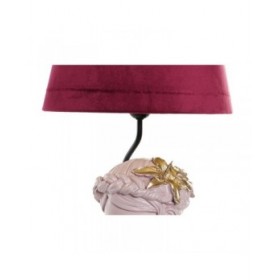 Lampada da tavolo DKD Home Decor Rosso Resina Rosa chiaro 220 V 50 W 30 x 30 x 49 cm (2 Unità)