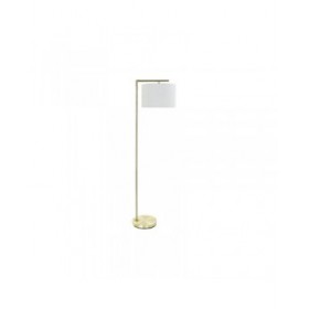 Lampada da Terra DKD Home Decor 35 x 44 x 159 cm Dorato Metallo Bianco 220 V 50 W