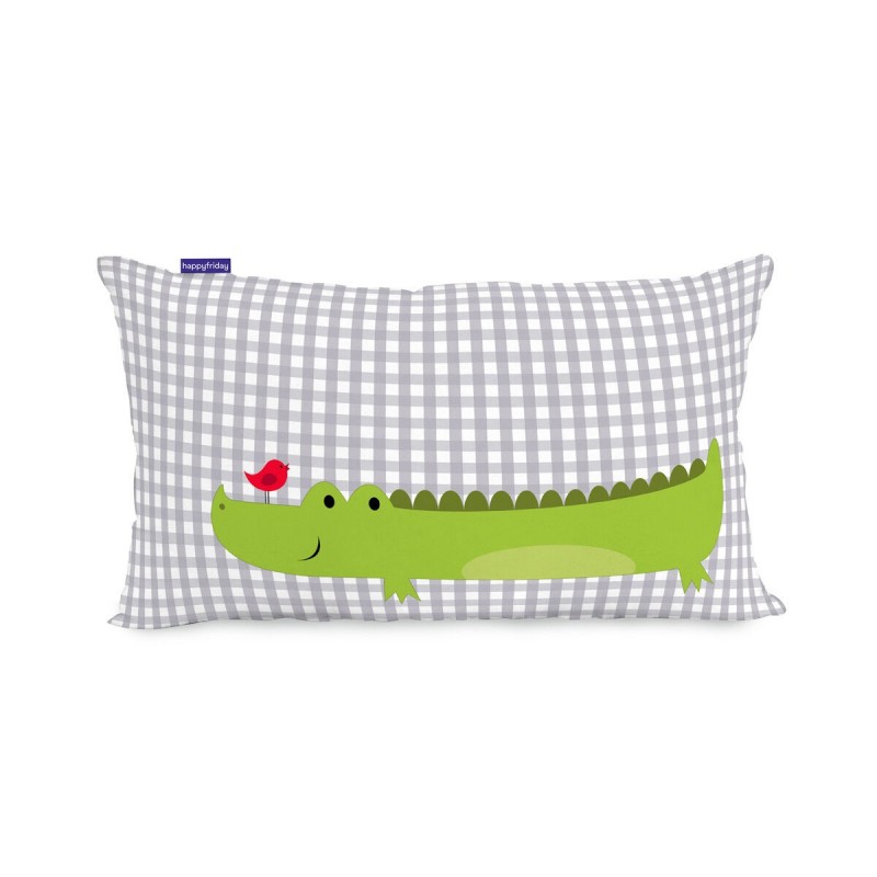 Fodera per cuscino HappyFriday Mr Fox Hippo Multicolore 50 x 30 cm