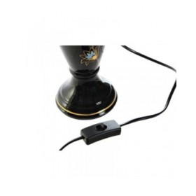 Lampada da tavolo DKD Home Decor Nero Dorato Uccello 220 V 50 W Orientale (28 x 28 x 51 cm) (2 Unità)