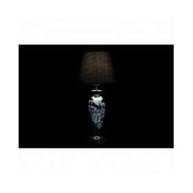 Lampada da tavolo DKD Home Decor Nero Dorato Uccello 220 V 50 W Orientale (28 x 28 x 51 cm) (2 Unità)