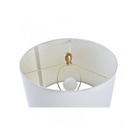 Lampada da tavolo DKD Home Decor Bianco Dorato Metallo 50 W 220 V 36 x 36 x 52 cm