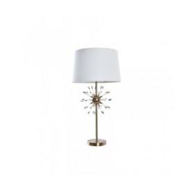 Lampada da tavolo DKD Home Decor Dorato Metallo Bianco 41 x 41 x 80 cm 220 V 50 W