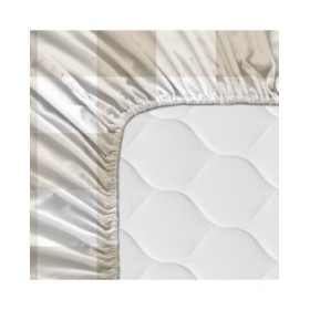 Lenzuolo con angoli aderenti HappyFriday Basic Kids Beige 90 x 200 x 32 cm Vichy