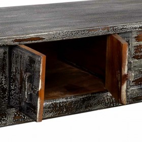 Ingresso con Cassetti Alexandra House Living Azzurro Legno di mango 45 x 80 x 181 cm
