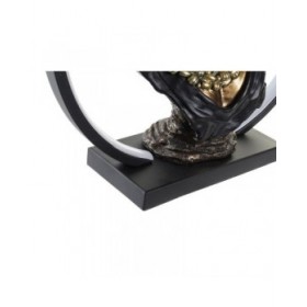 Decorazione luminosa DKD Home Decor Resina Africana (35,5 x 11 x 36 cm)