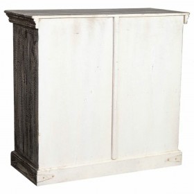 Credenza Alexandra House Living Nero Legno di mango 41 x 90 x 97 cm