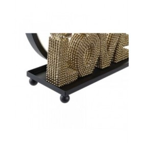 Decorazione luminosa DKD Home Decor Love Coniglio Resina (30 x 11 x 31,5 cm)