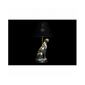 Lampada da tavolo DKD Home Decor Argentato Nero Dorato 26 x 26 x 46 cm Resina 220 V 50 W (2 Unità)