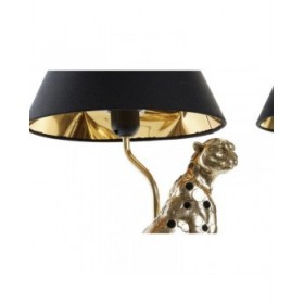 Lampada da tavolo DKD Home Decor Argentato Nero Dorato 26 x 26 x 46 cm Resina 220 V 50 W (2 Unità)