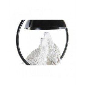 Lampadario DKD Home Decor Dorato Bianco 220 V 50 W (29,5 x 22 x 44,5 cm) (2 Unità)
