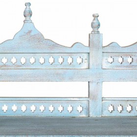 Scaffale Alexandra House Living Azzurro Legno di mango 40 x 166 x 90 cm