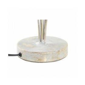 Lampada da tavolo DKD Home Decor Grigio Metallo 42 x 42 x 47 cm