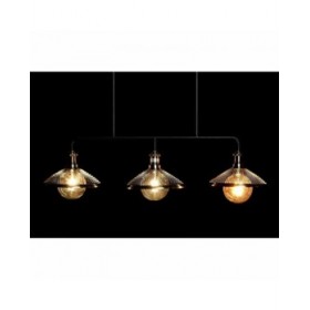 Lampadario DKD Home Decor 100 x 29 x 22 cm Nero Dorato Metallo 50 W
