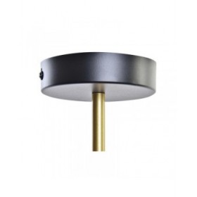 Lampadario DKD Home Decor Nero Dorato 220 V 50 W (60 x 11 x 26 cm)
