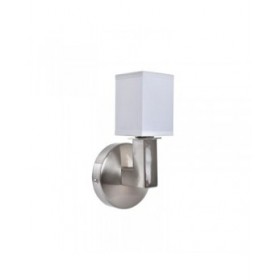 Lampada da Parete DKD Home Decor Argentato Metallo Poliestere Bianco 220 V 40 W (12 x 10 x 22 cm)