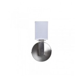Lampada da Parete DKD Home Decor Argentato Metallo Poliestere Bianco 220 V 40 W (12 x 10 x 22 cm)