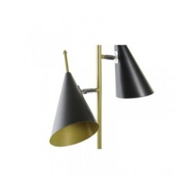 Lampada da tavolo DKD Home Decor Nero Dorato Metallo 25 W 220 V 38 x 16 x 64 cm