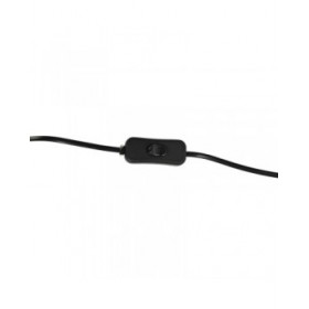 Lampada da Terra DKD Home Decor Marrone Nero Metallo Rafia 50 W 220 V 56 x 46 x 140 cm