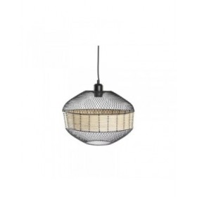 Lampadario DKD Home Decor Nero Marrone 220 V 50 W (31 x 31 x 27 cm)