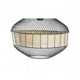Lampadario DKD Home Decor Nero Marrone 220 V 50 W (31 x 31 x 27 cm)