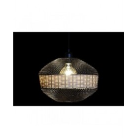 Lampadario DKD Home Decor Nero Marrone 220 V 50 W (31 x 31 x 27 cm)