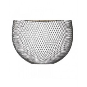 Lampadario DKD Home Decor Nero Metallo Marrone 50 W 32 x 32 x 43 cm