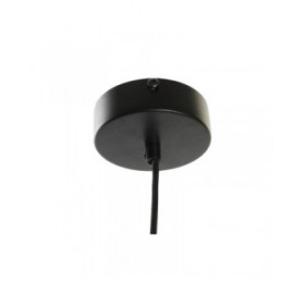 Lampadario DKD Home Decor Nero Metallo Marrone 50 W 32 x 32 x 43 cm