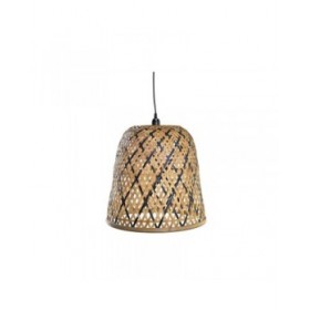 Lampadario DKD Home Decor Nero Marrone 220 V 50 W (41 x 41 x 39 cm)