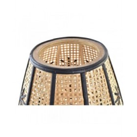 Lampada da tavolo DKD Home Decor Nero Metallo Marrone 220 V 50 W 37 x 37 x 47 cm