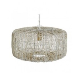 Lampadario DKD Home Decor Argentato Metallo 50 W 46 x 46 x 23 cm