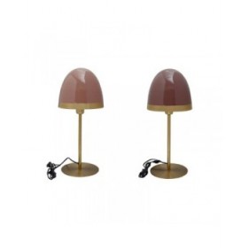 Lampada da tavolo DKD Home Decor Metallo Moderno (23 x 23 x 55 cm) (2 Unità)