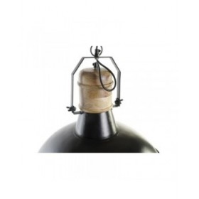 Lampadario DKD Home Decor 52 x 52 x 57 cm Nero Marrone Ferro Legno di mango 50 W