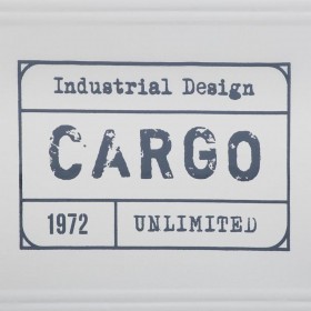 Comodino Alexandra House Living Bianco 41 x 41 x 61 cm