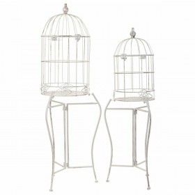 Supporto per Vaso Alexandra House Living Oro Metallo Ferro 26 x 45 x 26 cm 2 Pezzi