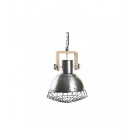 Lampadario DKD Home Decor Argentato Marrone Argento 50 W (31 x 31 x 44 cm)