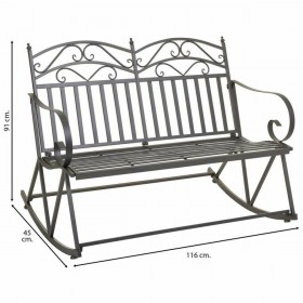 Divano Alexandra House Living Marrone 24 x 48 x 24 cm Sedia a Dondolo