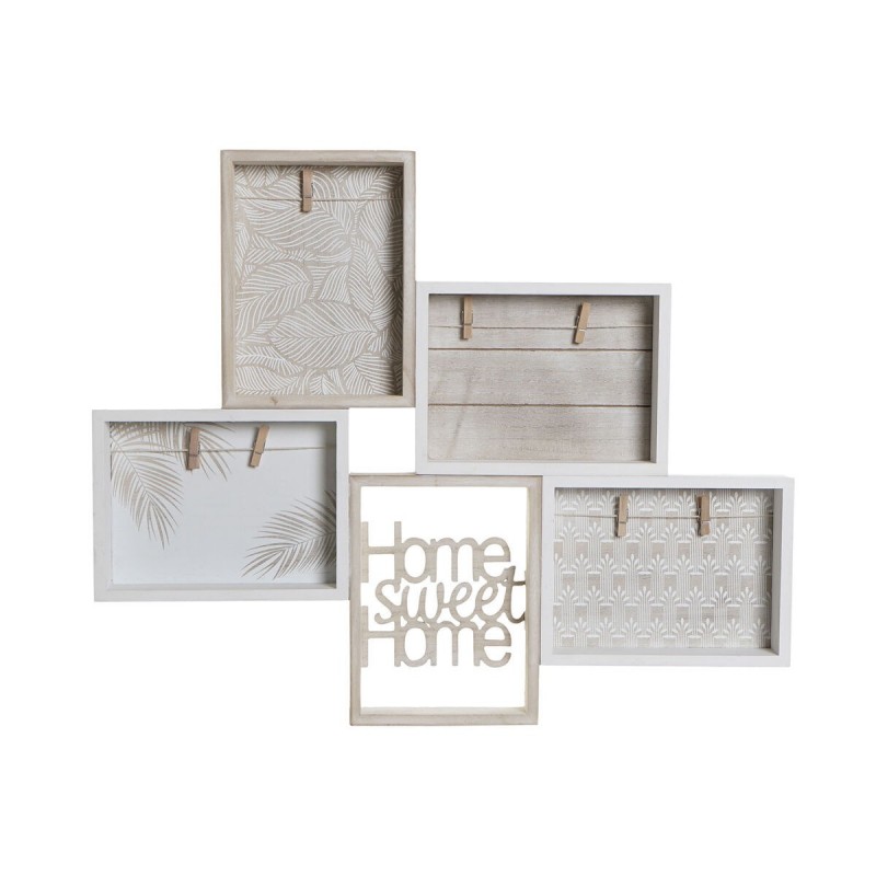 Cornice Portafoto DKD Home Decor Legno MDF (59 x 4 x 48 cm)