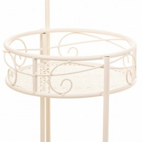 Supporto per Vaso Alexandra House Living Bianco Metallo Ferro 25 x 158 x 40 cm