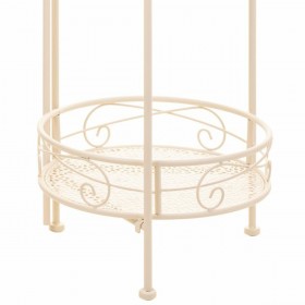 Supporto per Vaso Alexandra House Living Bianco Metallo Ferro 25 x 158 x 40 cm