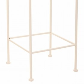 Supporto per Vaso Alexandra House Living Bianco Metallo Ferro 28 x 160 x 58 cm